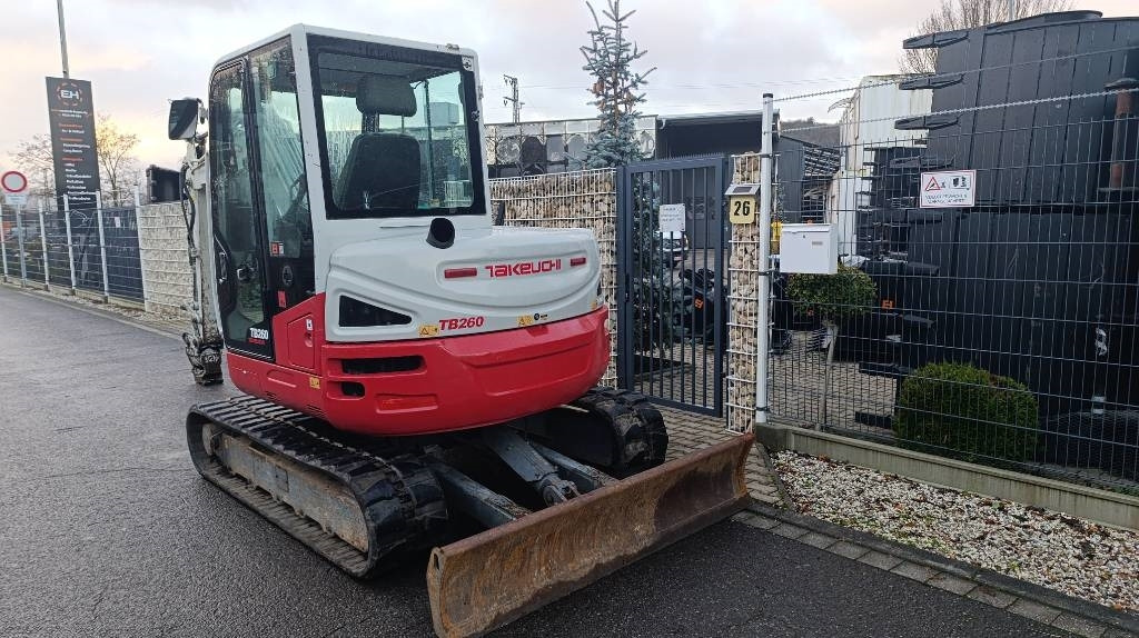 Mini excavator Takeuchi TB 260 Powertilt und Schnellwechsler MS 03, Radio: picture 11