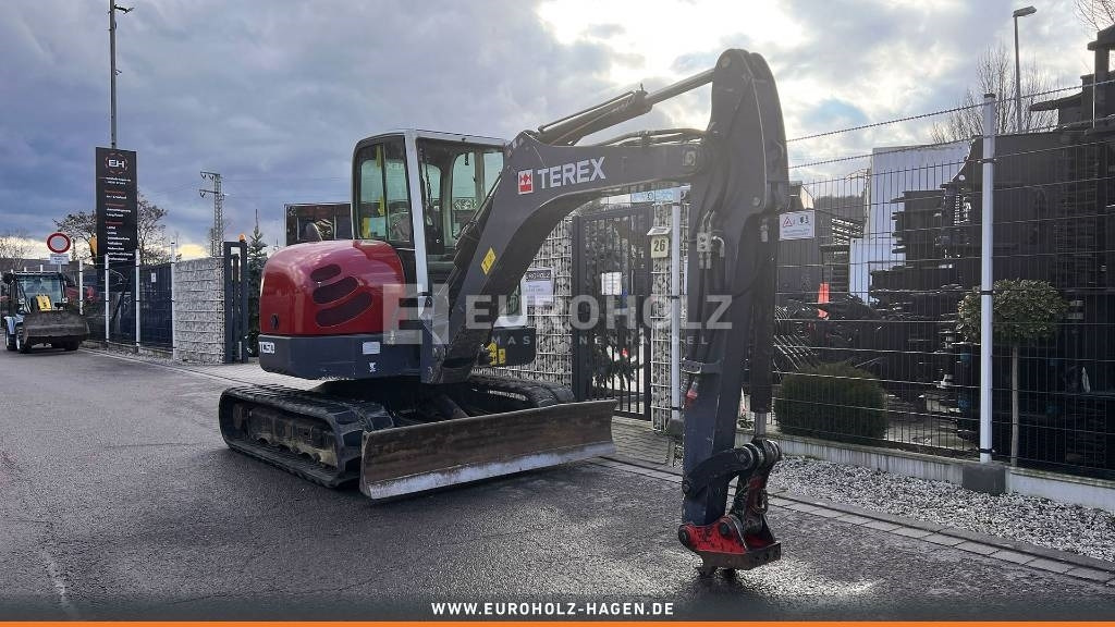 Mini excavator Terex Minibagger TC 50, Schnellwechsler MS03, Knickmatik: picture 8