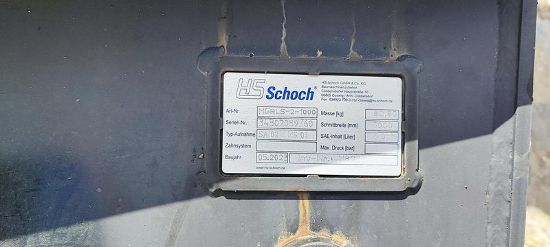 HS Schoch hydraulischer Böschungslöffel - Bucket: picture 5 HS Schoch hydraulischer Böschungslöffel - Bucket: picture 5