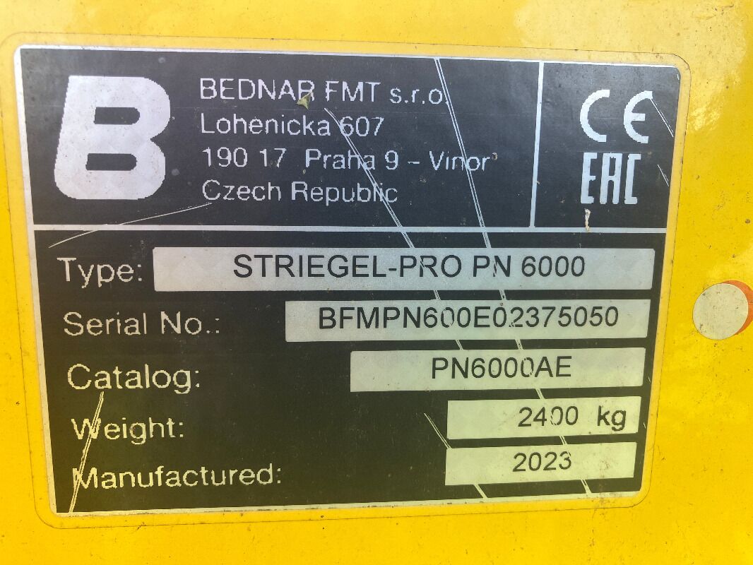 Bednar Striegel-Pro PN 6000 - Fertilizing equipment: picture 2 Bednar Striegel-Pro PN 6000 - Fertilizing equipment: picture 2
