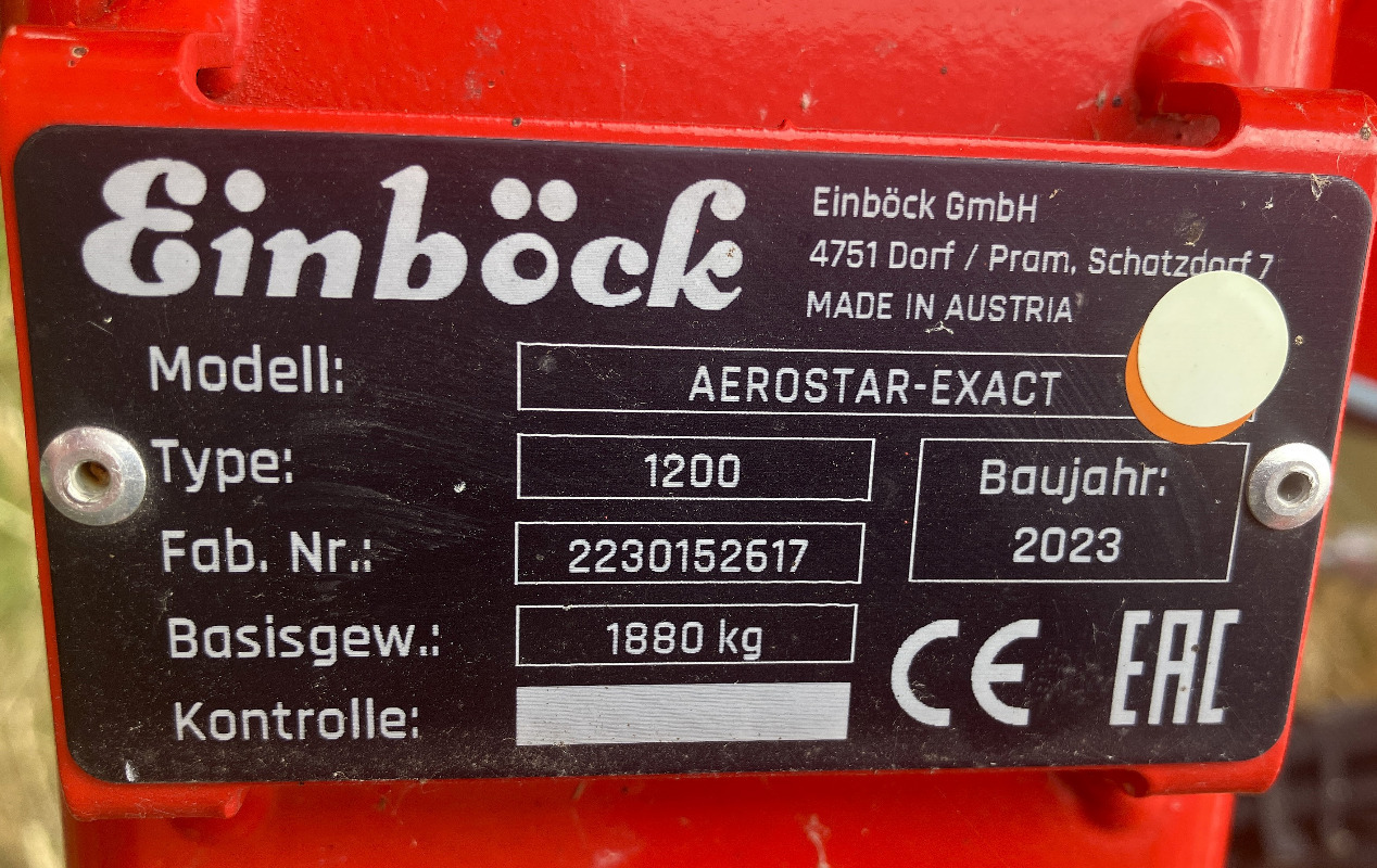 Einböck Aerostar-Exact 1200 - Fertilizing equipment: picture 3 Einböck Aerostar-Exact 1200 - Fertilizing equipment: picture 3