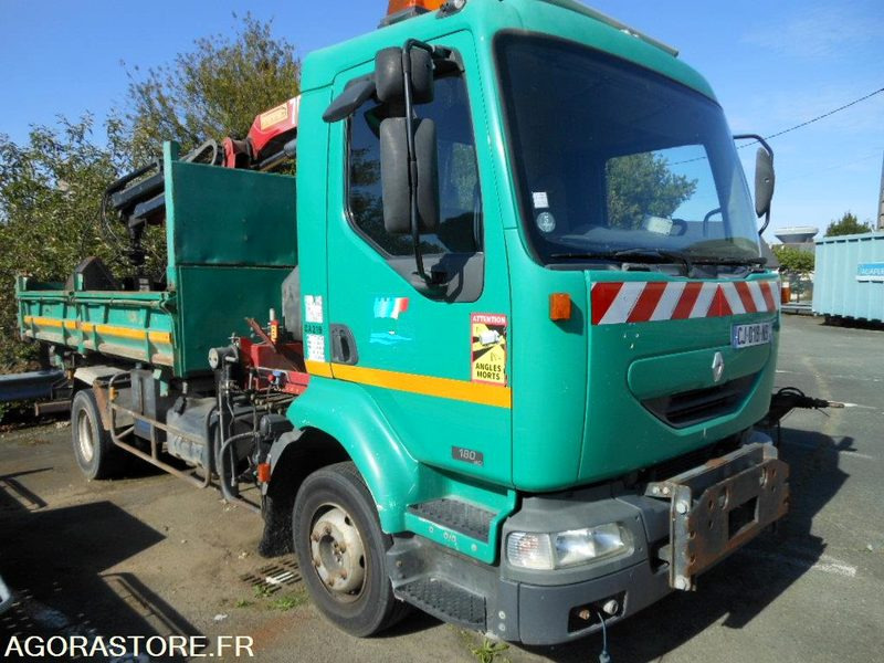 CAMION PTAC < 19 T RENAULT M180 (CA219) - Crane truck: picture 5 CAMION PTAC < 19 T RENAULT M180 (CA219) - Crane truck: picture 5