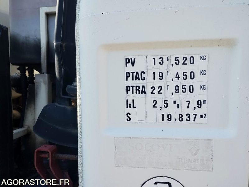 Camion 19t Hydrocureur Renault G300 Maxter – équipement Huwer - Vacuum truck: picture 4 Camion 19t Hydrocureur Renault G300 Maxter – équipement Huwer - Vacuum truck: picture 4