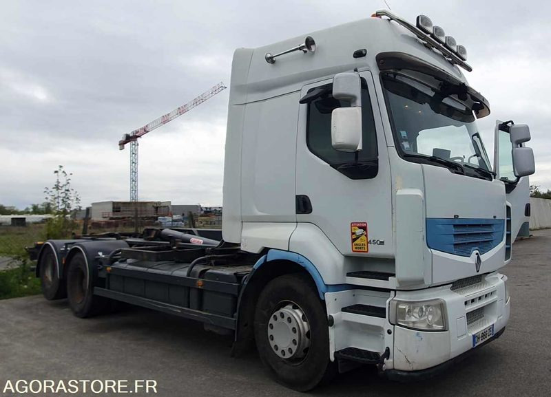 Camion ampliroll Renault lander 450dxi 2008 490000km - Hook lift truck: picture 1 Camion ampliroll Renault lander 450dxi 2008 490000km - Hook lift truck: picture 1