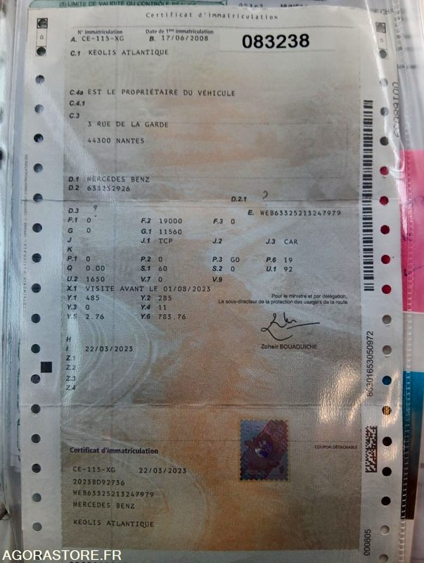 MERCEDES INTOURO N°083238 - School bus: picture 5 MERCEDES INTOURO N°083238 - School bus: picture 5