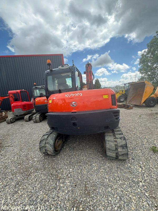 PELLE KUBOTA KX 080-4 2710 HEURES - 2015 - Crawler excavator: picture 2 PELLE KUBOTA KX 080-4 2710 HEURES - 2015 - Crawler excavator: picture 2