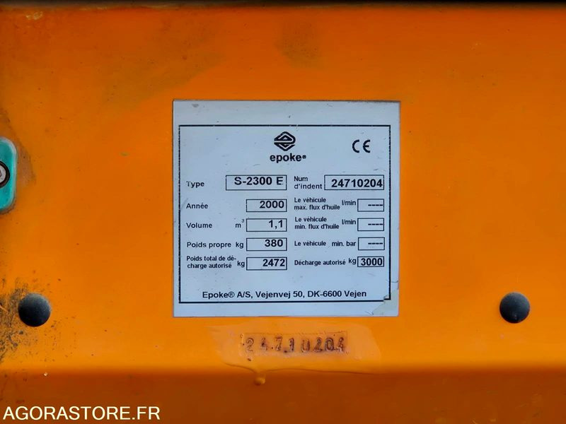 SALEUSE EPOKE S-2300 E 2000 AVEC MOTEUR AUXILIAIRE - Garden equipment: picture 2 SALEUSE EPOKE S-2300 E 2000 AVEC MOTEUR AUXILIAIRE - Garden equipment: picture 2