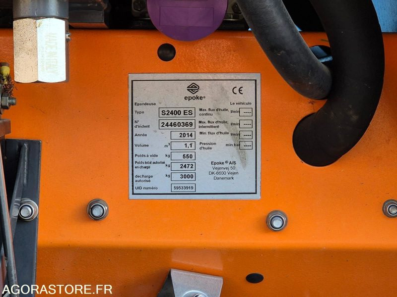 SALEUSE EPOKE S2400 ES 2014 AVEC MOTEUR AUXILIAIRE - Garden equipment: picture 2 SALEUSE EPOKE S2400 ES 2014 AVEC MOTEUR AUXILIAIRE - Garden equipment: picture 2