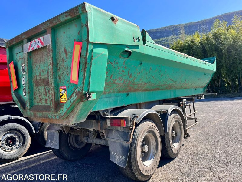 Semi remorque benne 2 essieux Metaco - Année 2001 - Tipper semi-trailer: picture 4 Semi remorque benne 2 essieux Metaco - Année 2001 - Tipper semi-trailer: picture 4