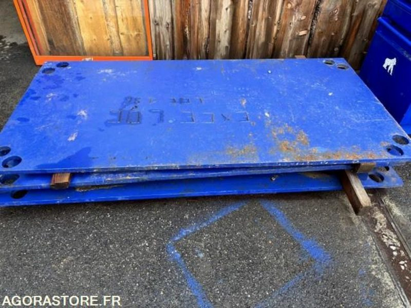 LOT DE 3 PLAQUE DE PASSAGE 200 X 100 CM EPAISSEUR 25 MM - Spare parts for Construction machinery: picture 1 LOT DE 3 PLAQUE DE PASSAGE 200 X 100 CM EPAISSEUR 25 MM - Spare parts for Construction machinery: picture 1