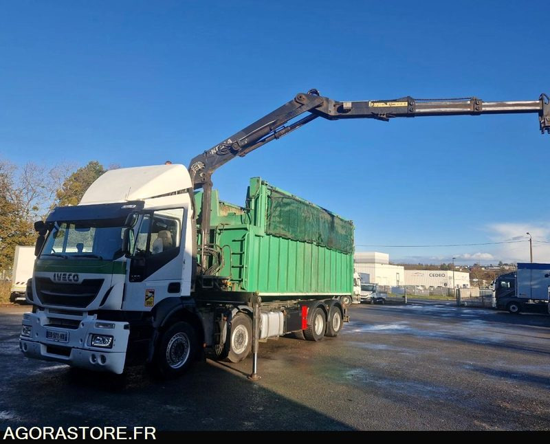 IVECO 460 Euro 6 Sralis porteur 8x2 Benne et grue - Truck: picture 2 IVECO 460 Euro 6 Sralis porteur 8x2 Benne et grue - Truck: picture 2