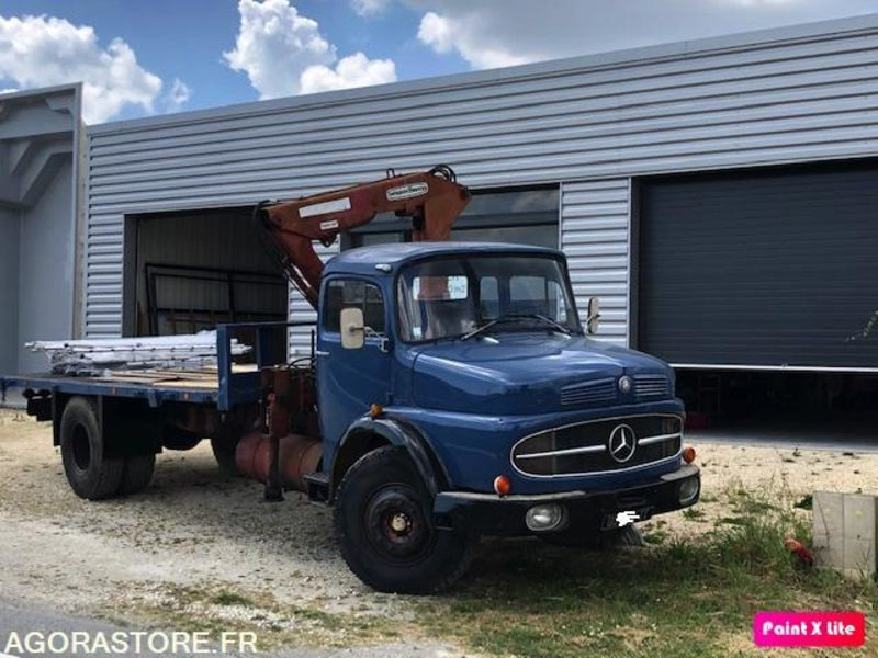 PRIX TTC MERCEDES L 1918 PLATEAU GRUE - 128 000km - NOMBREUX TRAVAUX EFFECTUES - Truck: picture 2 PRIX TTC MERCEDES L 1918 PLATEAU GRUE - 128 000km - NOMBREUX TRAVAUX EFFECTUES - Truck: picture 2