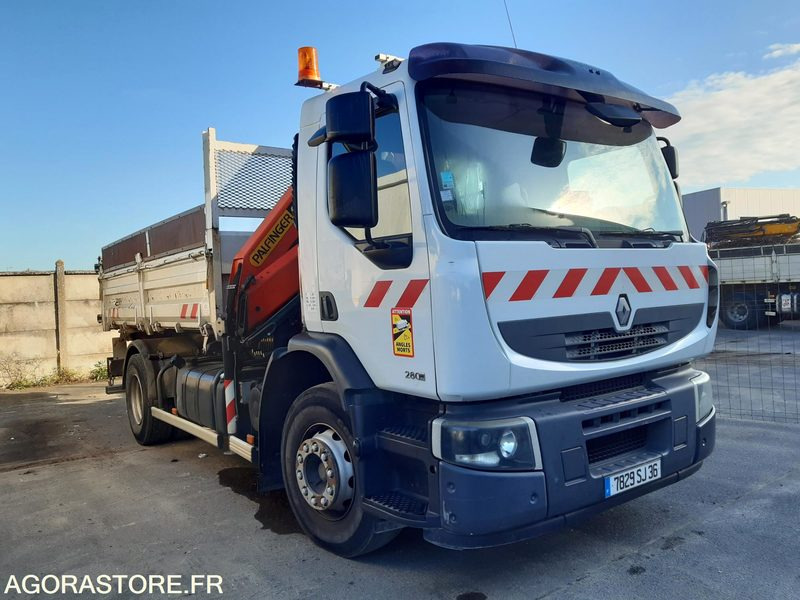Renault Premium 280 DXi équipé Grue et Tribenne - Truck: picture 1 Renault Premium 280 DXi équipé Grue et Tribenne - Truck: picture 1