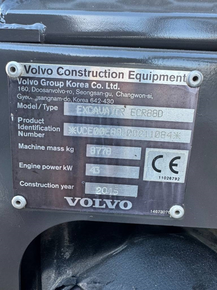 Leasing of Volvo ECR 88 D  Volvo ECR 88 D: picture 15
