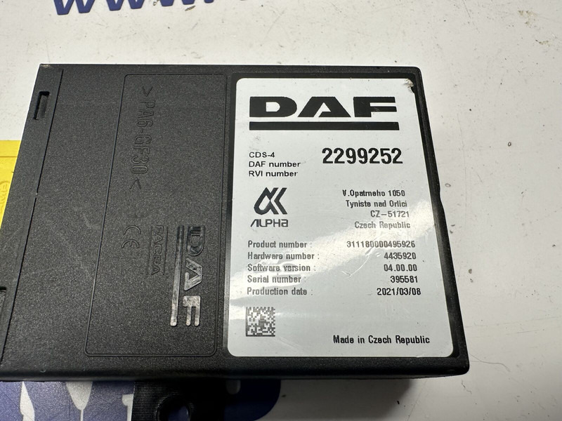 DAF CDS-4 - ECU for Truck: picture 4 DAF CDS-4 - ECU for Truck: picture 4