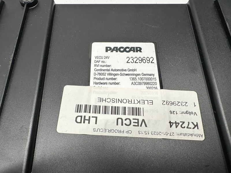 DAF VECU 24V - ECU for Truck: picture 3 DAF VECU 24V - ECU for Truck: picture 3