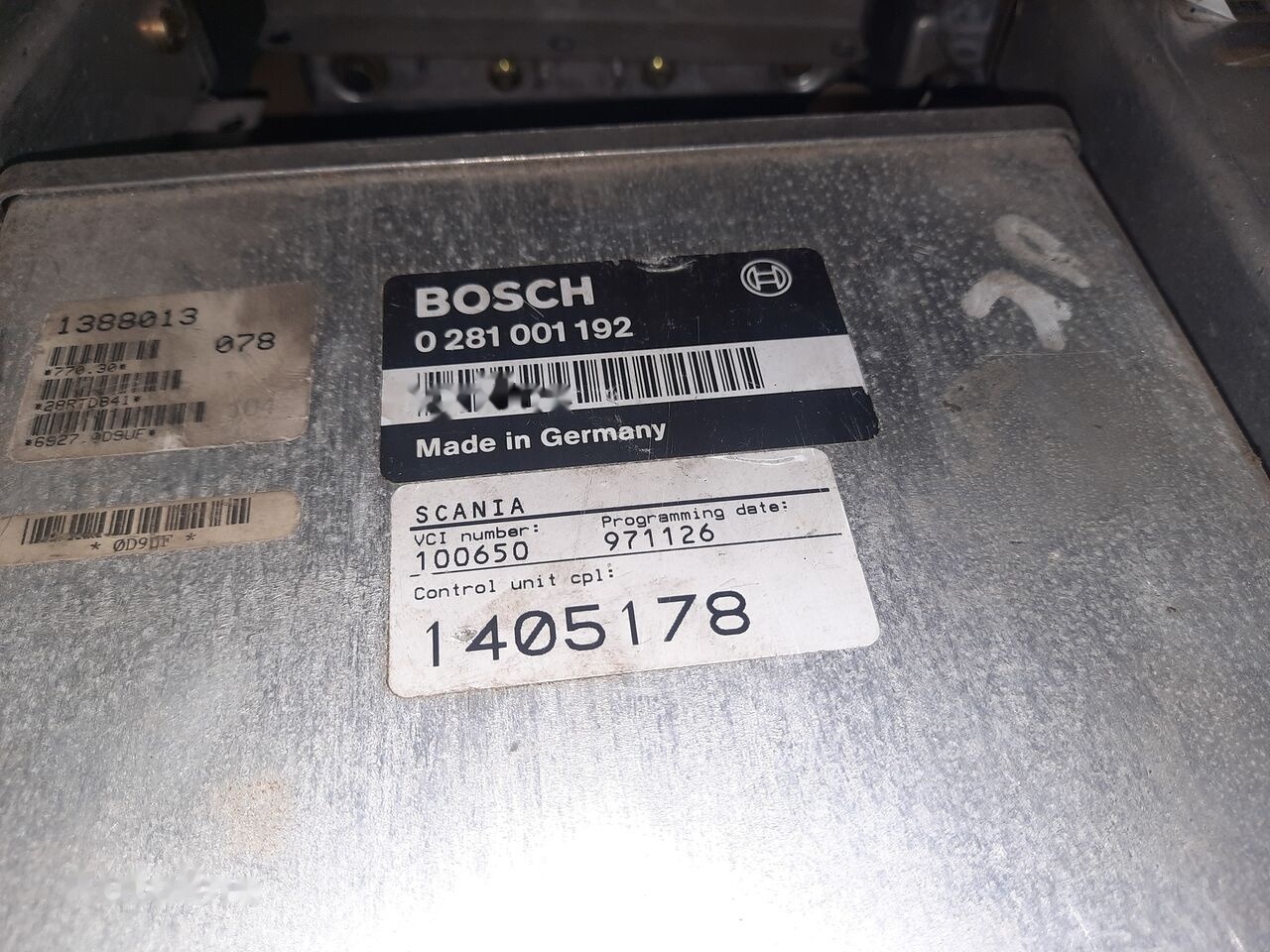 Scania 0281001192 Scania K113 - ECU for Bus: picture 4 Scania 0281001192 Scania K113 - ECU for Bus: picture 4
