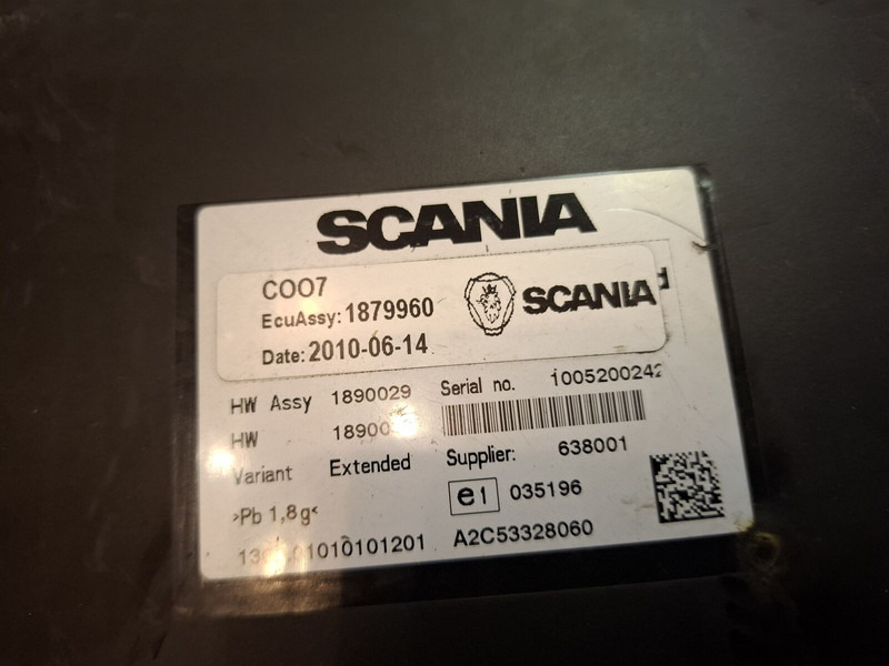Scania C007. C006 - ECU: picture 2 Scania C007. C006 - ECU: picture 2
