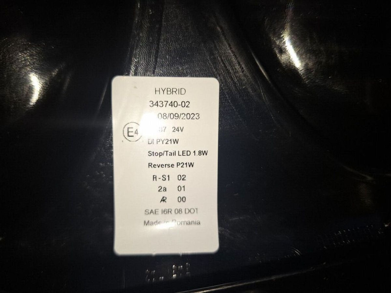 Volvo B12-9700 - Lights/ Lighting: picture 4 Volvo B12-9700 - Lights/ Lighting: picture 4