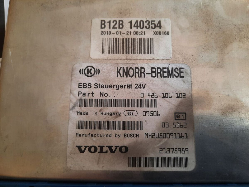 Volvo KNOR-BREMSE EBS 0486106063, 0486106028.\\\\ 0486106050 .\\ 063\\ - ECU: picture 3 Volvo KNOR-BREMSE EBS 0486106063, 0486106028.\\\\ 0486106050 .\\ 063\\ - ECU: picture 3