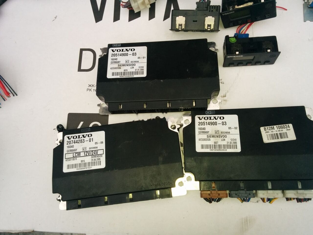 Volvo Siemts VDO 20514900-03 20569213-P03. 20744283-01. 20865208-02. Volvo B12 - ECU for Bus: picture 3 Volvo Siemts VDO 20514900-03 20569213-P03. 20744283-01. 20865208-02. Volvo B12 - ECU for Bus: picture 3