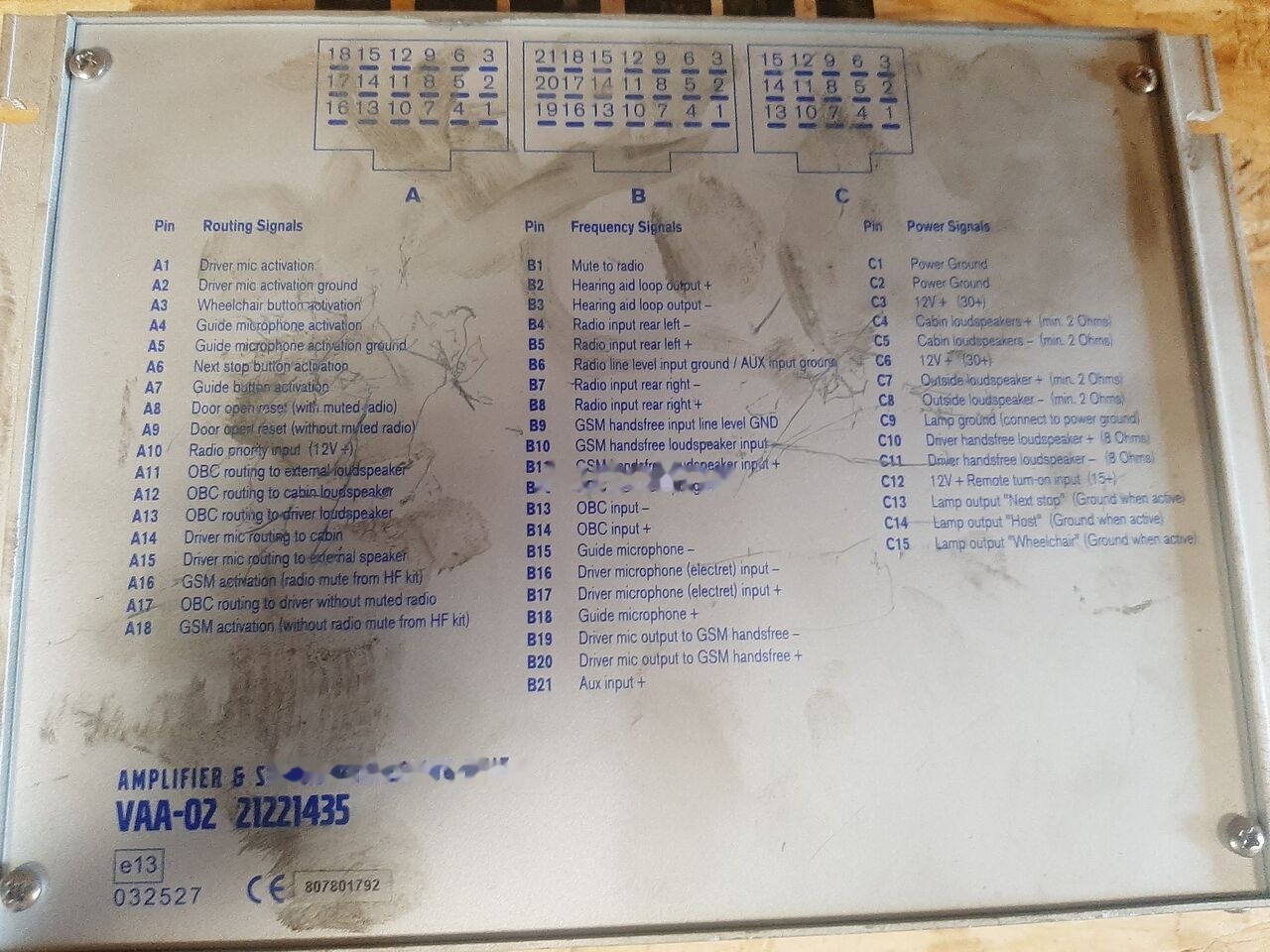 Volvo VAA-02 21221435 - Body and exterior for Bus: picture 1 Volvo VAA-02 21221435 - Body and exterior for Bus: picture 1