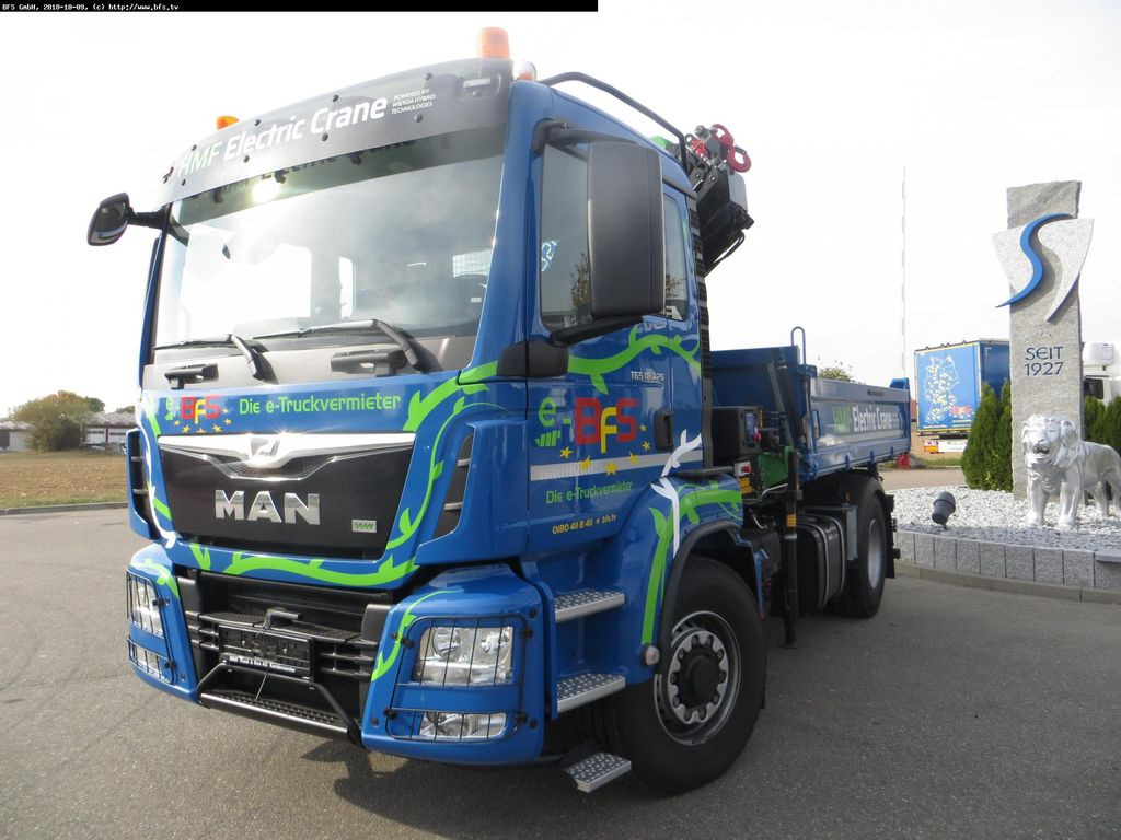 MAN TGS 18.420 4x4H BL HMF,Elektrokran 1820 K4 RC - Tipper: picture 1 MAN TGS 18.420 4x4H BL HMF,Elektrokran 1820 K4 RC - Tipper: picture 1