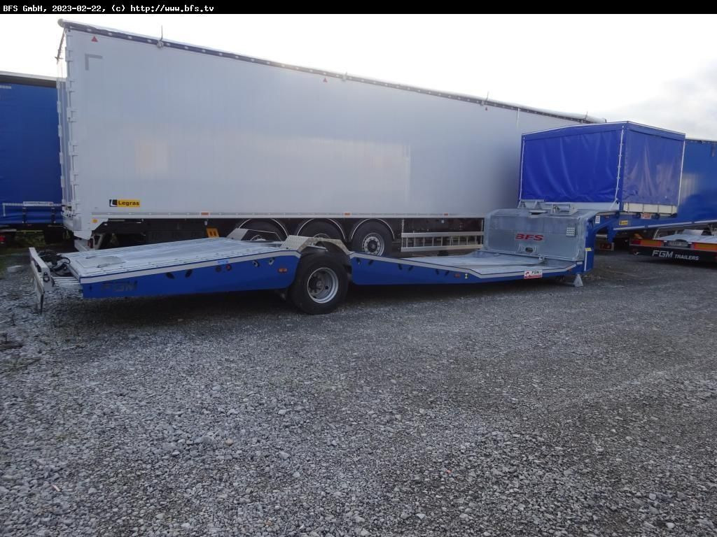 Semi Trailer 19 AF 1-Achs Tieflader Plane Semi Trailer 19 AF 1-Achs Tieflader Plane - Low loader semi-trailer: picture 2 Semi Trailer 19 AF 1-Achs Tieflader Plane Semi Trailer 19 AF 1-Achs Tieflader Plane - Low loader semi-trailer: picture 2