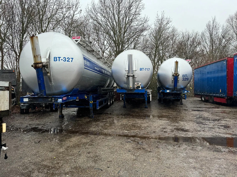 Atcomex 13 UNITS - 3 AXLE KIPPER BULK 1 COMP. 60.000 L TÜV TILL 07-2025 - Tank semi-trailer: picture 1 Atcomex 13 UNITS - 3 AXLE KIPPER BULK 1 COMP. 60.000 L TÜV TILL 07-2025 - Tank semi-trailer: picture 1