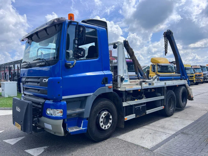 DAF CF 85.360 6X2 EURO 5 HYVA SKIPLOADER + NIDO - Skip loader truck: picture 1 DAF CF 85.360 6X2 EURO 5 HYVA SKIPLOADER + NIDO - Skip loader truck: picture 1