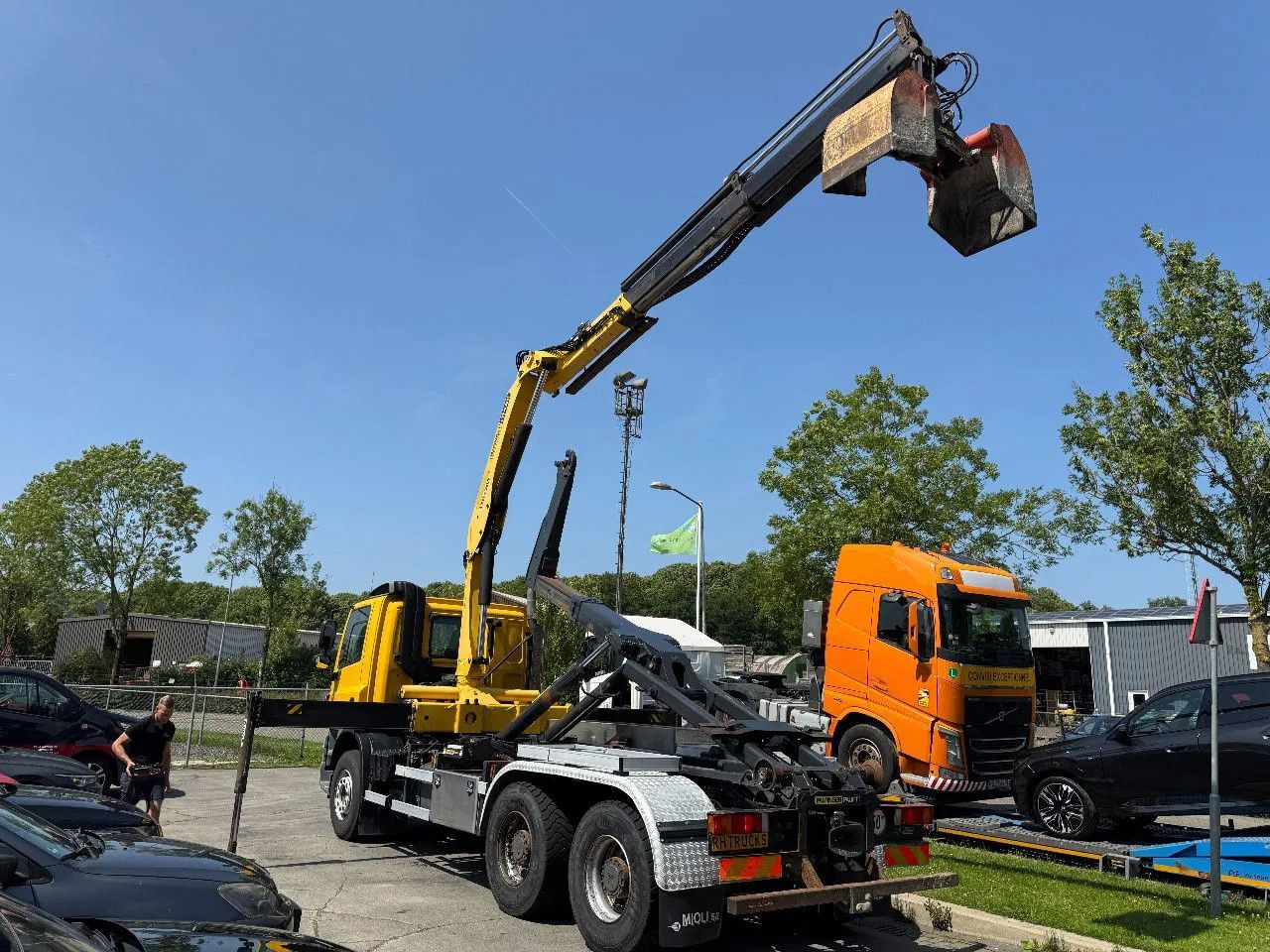 DAF CF 85.410 6X4 - EURO 5 + PALFINGER PK15500 + REM - Crane truck: picture 5 DAF CF 85.410 6X4 - EURO 5 + PALFINGER PK15500 + REM - Crane truck: picture 5