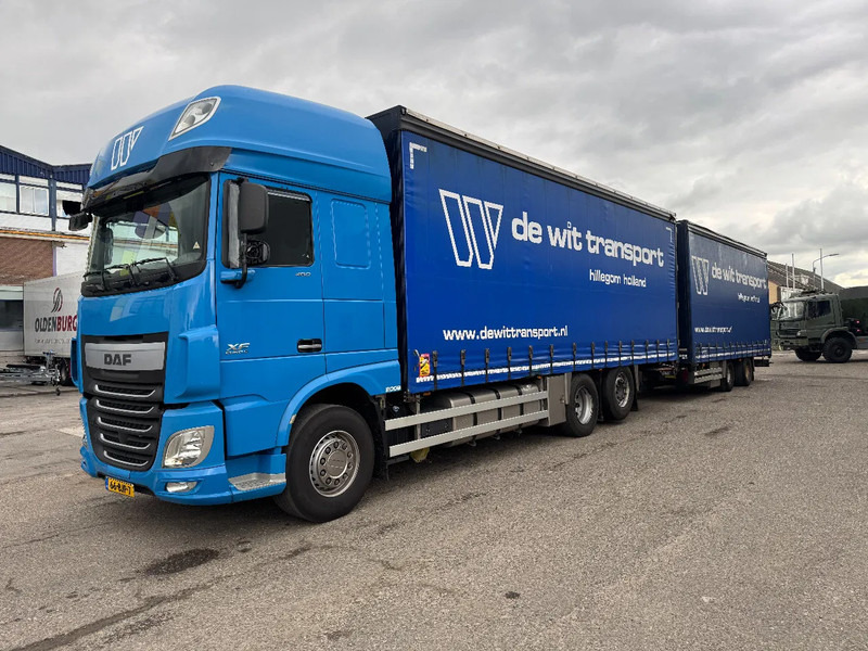 DAF XF 460 6X2 EURO 6 + HERTOGHS HANGER - Curtainsider truck: picture 1 DAF XF 460 6X2 EURO 6 + HERTOGHS HANGER - Curtainsider truck: picture 1