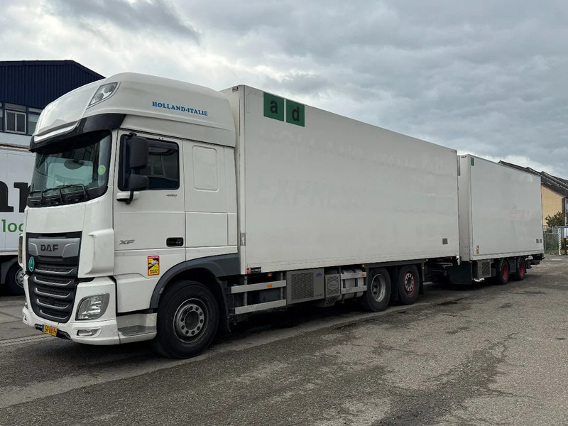 DAF XF 480 6X2 + 2 AXLE HANGER + TRS COOLING + DHOLLANDIA LIFT (2x) - Refrigerator truck: picture 1 DAF XF 480 6X2 + 2 AXLE HANGER + TRS COOLING + DHOLLANDIA LIFT (2x) - Refrigerator truck: picture 1