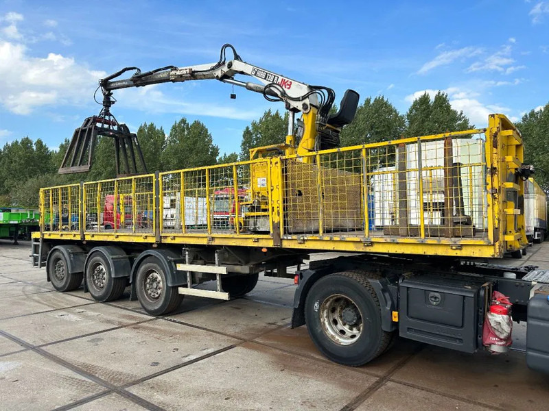 LAG HIAB ROLLER 130 R 2009 - Dropside/ Flatbed semi-trailer: picture 3 LAG HIAB ROLLER 130 R 2009 - Dropside/ Flatbed semi-trailer: picture 3