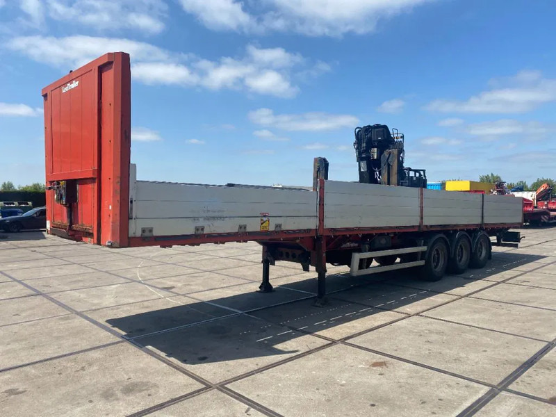 Dropside/ Flatbed semi-trailer Lecitrailer MET HIAB R165 F3: picture 10