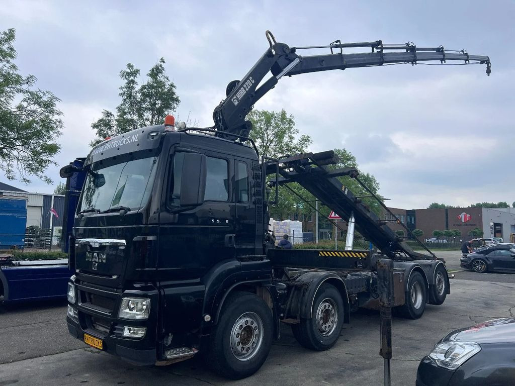 MAN TGS 35.440 8X2-4 + HIAB 220C-5 REMOTE + CABLE LI - Hook lift truck: picture 1 MAN TGS 35.440 8X2-4 + HIAB 220C-5 REMOTE + CABLE LI - Hook lift truck: picture 1