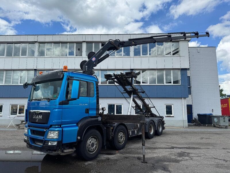 MAN TGS 35.480 8X4 + HMF 2420K5 + CABLELIFT + 2x REMOTE CONTROL - Crane truck: picture 2 MAN TGS 35.480 8X4 + HMF 2420K5 + CABLELIFT + 2x REMOTE CONTROL - Crane truck: picture 2