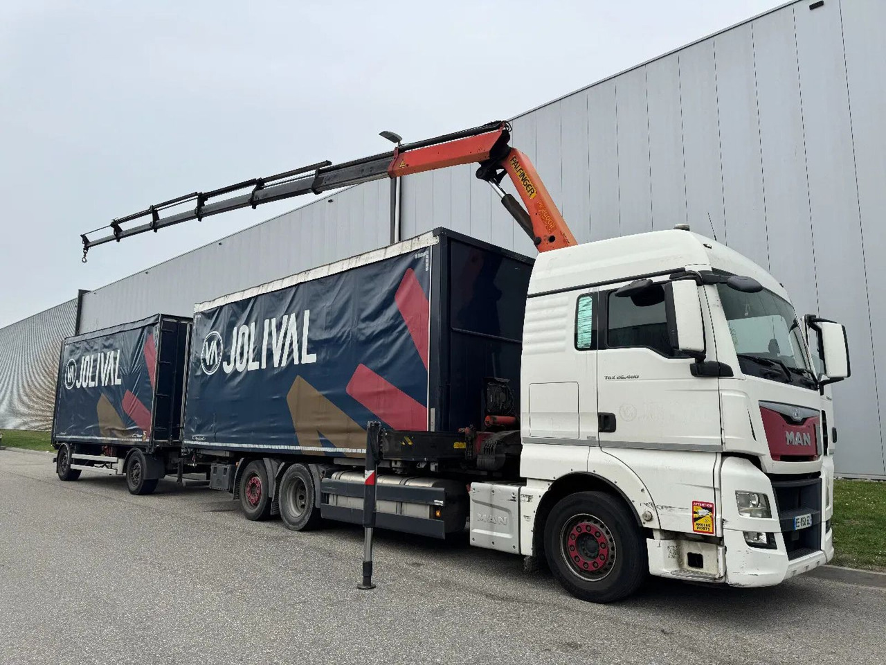 MAN TGX 26.480 6X2 - EURO 6 + PALFINGER PK20002 + RE - Curtainsider truck, Crane truck: picture 1 MAN TGX 26.480 6X2 - EURO 6 + PALFINGER PK20002 + RE - Curtainsider truck, Crane truck: picture 1