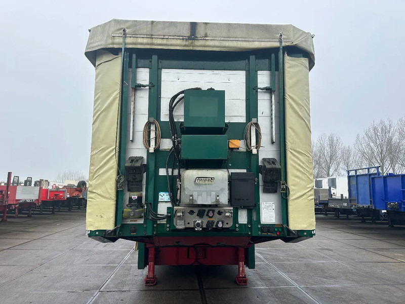 Low loader semi-trailer MEUSBURGER 4 axel steering, Double extendable up to 28 meters, extendable up to 3.2 meters, radio controlled, sliding roof: picture 14