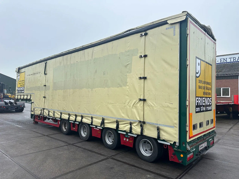 Low loader semi-trailer MEUSBURGER 4 axel steering, Double extendable up to 28 meters, extendable up to 3.2 meters, radio controlled, sliding roof: picture 16