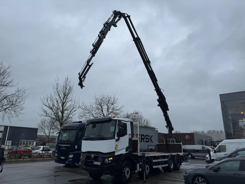 Renault C430 8X4 - EURO 6 + HIAB 288 E-5 + JIB 70X-4 + REMOTE + FULL STEEL SUSP. - Dropside/ Flatbed truck, Crane truck: picture 3 Renault C430 8X4 - EURO 6 + HIAB 288 E-5 + JIB 70X-4 + REMOTE + FULL STEEL SUSP. - Dropside/ Flatbed truck, Crane truck: picture 3