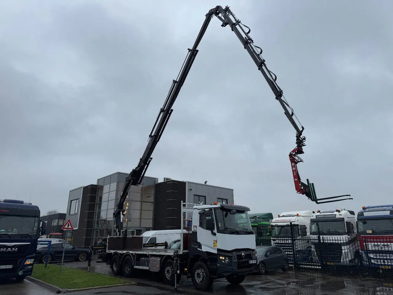 Renault C430 8X4 - EURO 6 + HIAB 288 E-5 + JIB 70X-4 + REMOTE + FULL STEEL SUSP. TÜV TILL 12-2025 - Crane truck: picture 2 Renault C430 8X4 - EURO 6 + HIAB 288 E-5 + JIB 70X-4 + REMOTE + FULL STEEL SUSP. TÜV TILL 12-2025 - Crane truck: picture 2