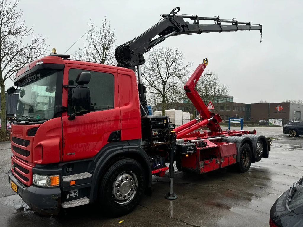 Scania P320 6X2 HIAB 20T + HIAB 144 E4 - Hook lift truck, Crane truck: picture 2 Scania P320 6X2 HIAB 20T + HIAB 144 E4 - Hook lift truck, Crane truck: picture 2