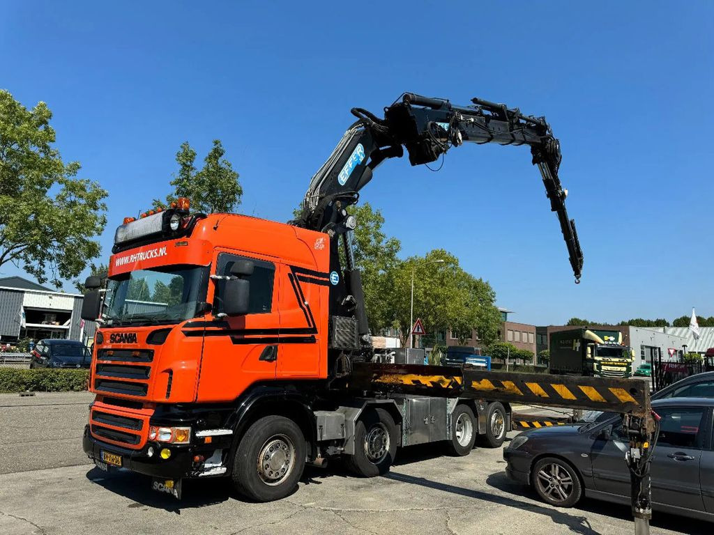 Scania R560 V8 8X2 + EFFER CRANE 1550 6S + FLYJIP 6XHYD - Crane truck: picture 1 Scania R560 V8 8X2 + EFFER CRANE 1550 6S + FLYJIP 6XHYD - Crane truck: picture 1