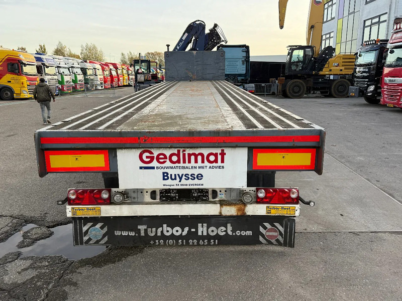 TURBO'S HOET 3 AXLE + AMCO-VEBA V929 6S CRANE + REMOTE - Dropside/ Flatbed semi-trailer: picture 4 TURBO'S HOET 3 AXLE + AMCO-VEBA V929 6S CRANE + REMOTE - Dropside/ Flatbed semi-trailer: picture 4