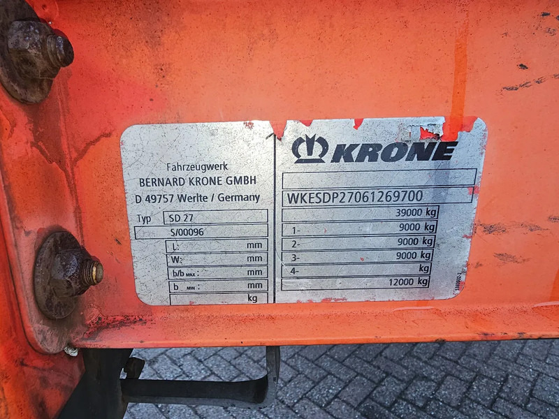 Curtainsider semi-trailer Krone SD 27: picture 11