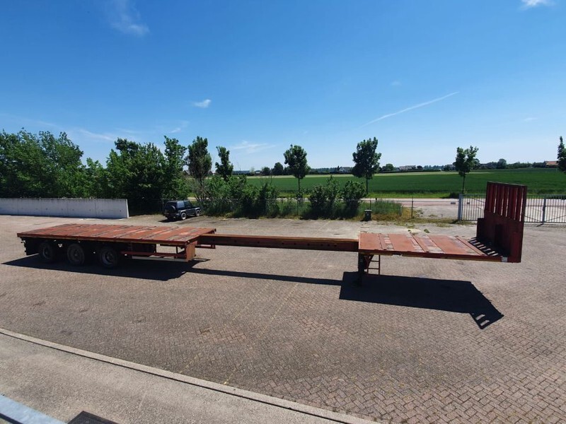 Dropside/ Flatbed semi-trailer Nooteboom OVB-42 VV Extendable 20M Steering platform: picture 7
