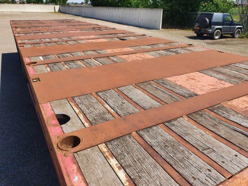 Dropside/ Flatbed semi-trailer Nooteboom OVB-42 VV Extendable 20M Steering platform: picture 13