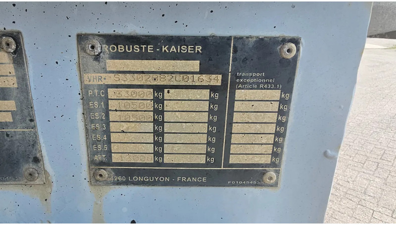 Tipper semi-trailer Robustus Kaiser - DRUM - Steelspring: picture 10