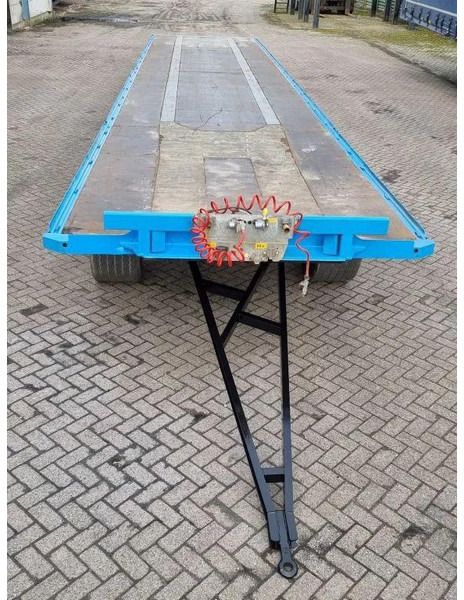 Van Hool 13.60 M LONG 1 M HIGH - SUPER SINGLE TIRES - DRUM BRAKES - Dropside/ Flatbed trailer: picture 2 Van Hool 13.60 M LONG 1 M HIGH - SUPER SINGLE TIRES - DRUM BRAKES - Dropside/ Flatbed trailer: picture 2